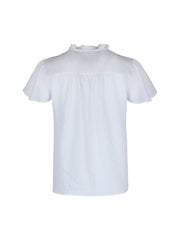 short sleeve embroidered shirt - 808Lush