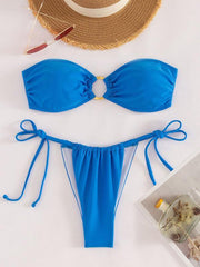 split swimsuit tube top sexy bikini - 808Lush