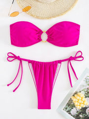 split swimsuit tube top sexy bikini - 808Lush