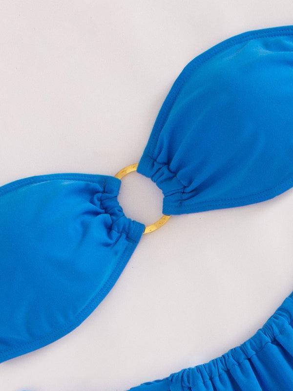 split swimsuit tube top sexy bikini - 808Lush