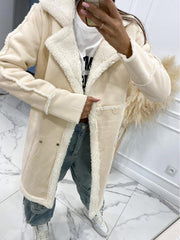 thickened sherpa splicing coat jacket - 808Lush
