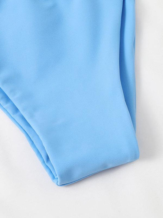 twist bag V drag hollow sexy bikini - 808Lush