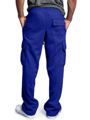 men's loose overalls trousers foot multi-pocket tether men's loose overalls trousers - 808Lush