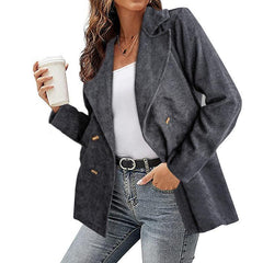 jacket suit button blazer - 808Lush