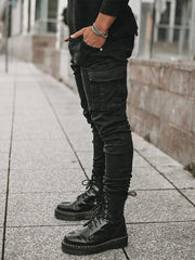 jeans men's side pocket skinny jeans - 808Lush
