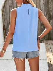 women's elegant sleeveless halter top - 808Lush