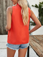 women's elegant sleeveless halter top - 808Lush