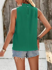 women's elegant sleeveless halter top - 808Lush
