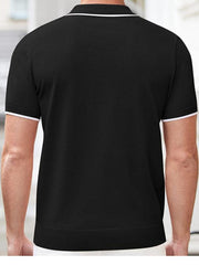 zipper sweater casual business polo shirt - 808Lush