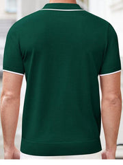 zipper sweater casual business polo shirt - 808Lush
