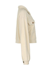 women's color block polar fleece jacket - 808Lush