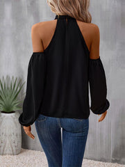 women's strapless long-sleeved shirt - 808Lush
