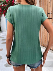 button fashion short sleeves - 808Lush