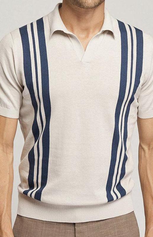 Polo Shirt With Lapel And Short Sleeves - 808Lush
