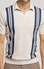 Polo Shirt With Lapel And Short Sleeves - 808Lush