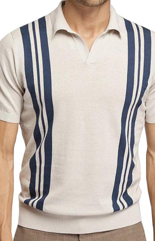 Polo Shirt With Lapel And Short Sleeves - 808Lush