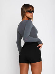 Women's t-shirt streetwear bottoming shirt top - 808Lush