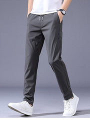 Straight Loose Elastic Boys Non-Iron Casual Pants Cargo Pants - 808Lush