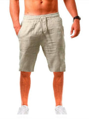 Men Large Size Loose Linen Breathable Cropped - 808Lush