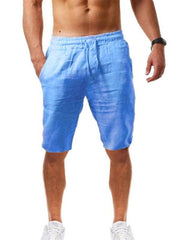 Men Large Size Loose Linen Breathable Cropped - 808Lush