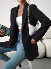 Temperament commuter lapel ladies blazer - 808Lush