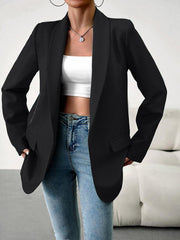 Temperament commuter lapel ladies blazer - 808Lush
