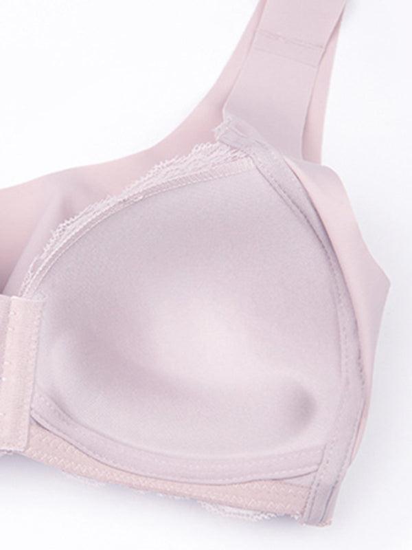 Temptation hot girl lace steel ring tube top slim sexy underwear - 808Lush
