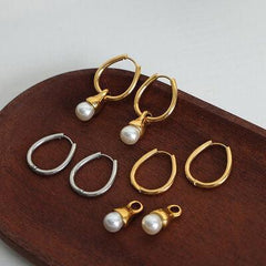 Titanium Steel Huggie Earrings - 808Lush