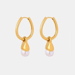 Titanium Steel Huggie Earrings - 808Lush