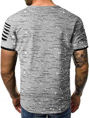Trendy, Flowery, Round-Necked T-Shirts, Street Men'S Wear - 808Lush
