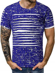 Trendy, Flowery, Round-Necked T-Shirts, Street Men'S Wear - 808Lush