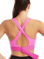 Women's Adjustable Front Zip Sports Bra - 808Lush