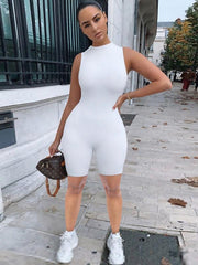 Women's Casual Suit Sleeve Slim Fit High Waist Sports Jumpsuit - 808Lush