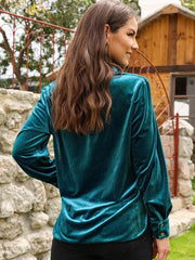 Women's Bottoming Shirt Fashionable Stand Collar Long Sleeve Pullover Top - 808Lush