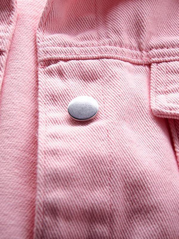 Women's Colorful Large Size Denim Jacket - 808Lush