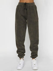 Women's Round Neck Pullover Long Sleeve Pants Two-piece Set - 808Lush