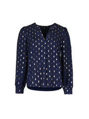 Women's Long Sleeve Bronzing Blouse - 808Lush