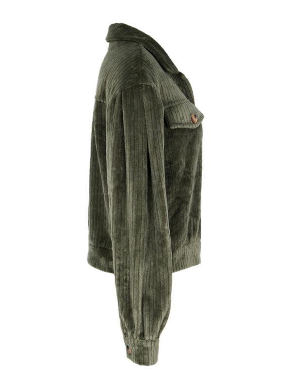 Women's Plush Casual Short Jacket - 808Lush