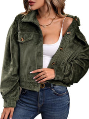 Women's Plush Casual Short Jacket - 808Lush