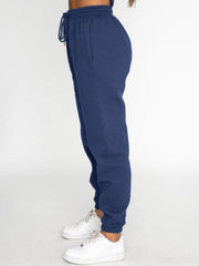 Women's Round Fashionable Casual Collar Pullover Long Sleeve Trousers Sweater Suit - 808Lush