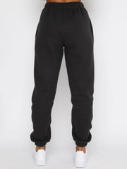 Women's Round Fashionable Casual Collar Pullover Long Sleeve Trousers Sweater Suit - 808Lush