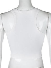 Women's Solid Color Basic Base Layer Stretch Tank Top - 808Lush