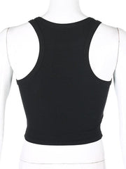 Women's Solid Color Basic Base Layer Stretch Tank Top - 808Lush