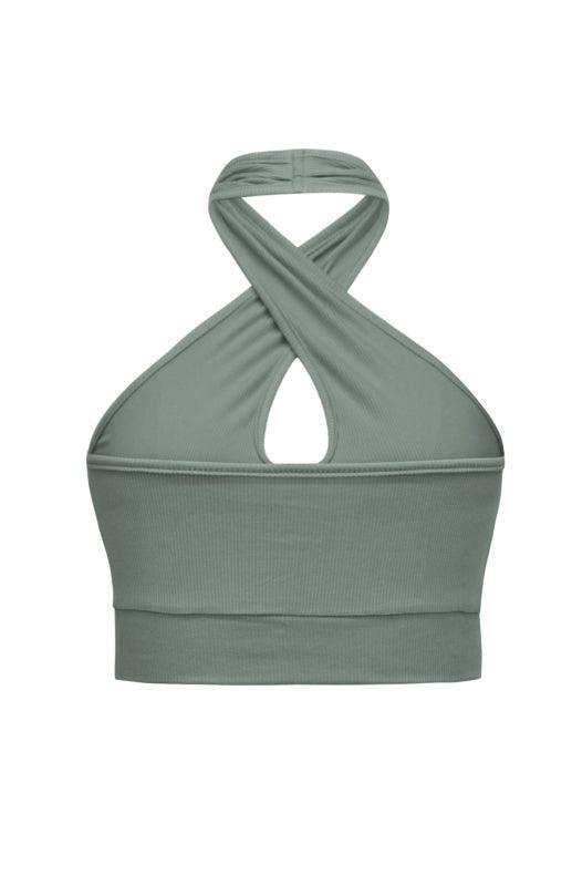 Women's Solid Color Sexy Women's Halter Tank Top - 808Lush