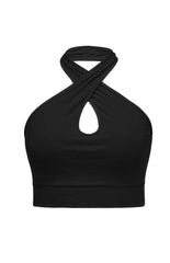 Women's Solid Color Sexy Women's Halter Tank Top - 808Lush