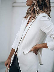 Women's Temperament Long-sleeved Collar Loose Single-breasted blazer - 808Lush