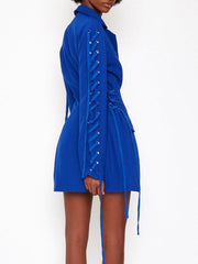 Women's casual long-sleeved mid-length blazer - 808Lush