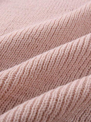 Women's casual loose solid color turtleneck sweater - 808Lush
