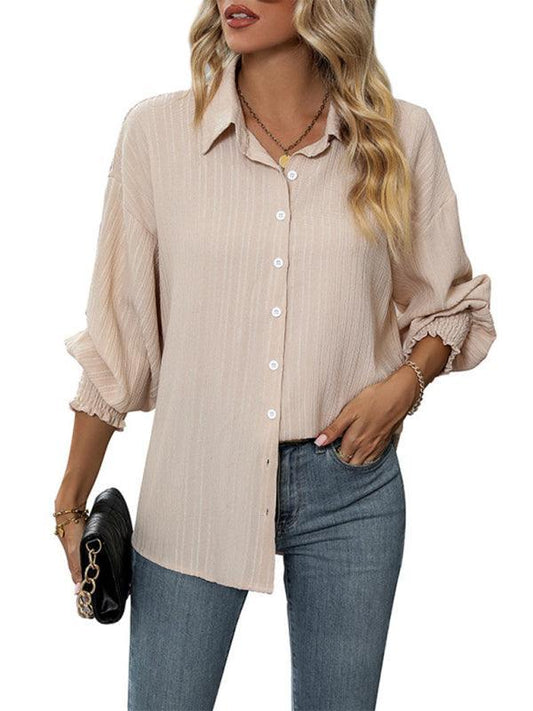 Women's casual long-sleeved shirt - 808Lush