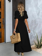 Women's V-neck short-sleeved top and skirt suit - 808Lush